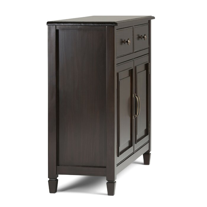 Lark Manor Alayjia Solid Wood Accent Cabinet Reviews Wayfair   Alayjia Solid Wood Accent Cabinet 